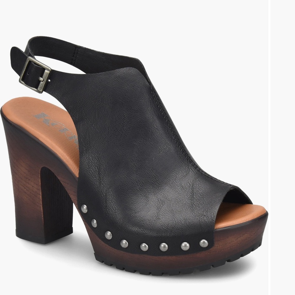 Brand New- Korks open toe platforms - size 10
